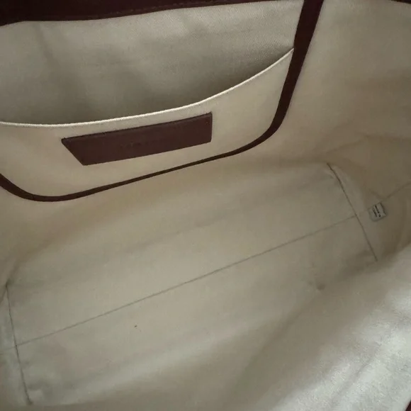 Brown Leather Tote Bag - Picture 3 of 4